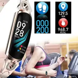AK16 Смарт-часы Водонепроницаемый сердечного ритма крови Давление монитор Фитнес трекер Браслет Для женщин девочек Smartwatch для IOS и Android