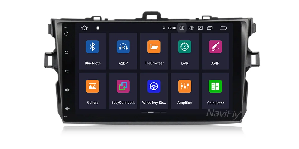 Best NaviFly 9" 2 din IPS DSP Car multimedia player Android 9.0 car gps radio for Toyota Corolla 2007 2008 2009 2010 2011 2G RAM WIFI 13