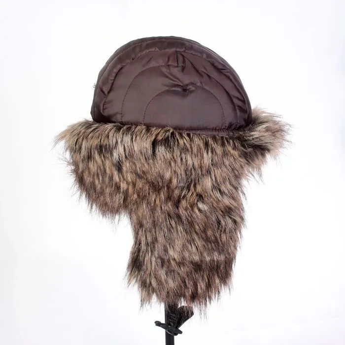 Boolawdee плед из искусственной кожи, зимняя меховая шапка для взрослых, унисекс, куртка-бомбер Шапки для мужчин и женщин, русский головной убор мужского и женского пола M210