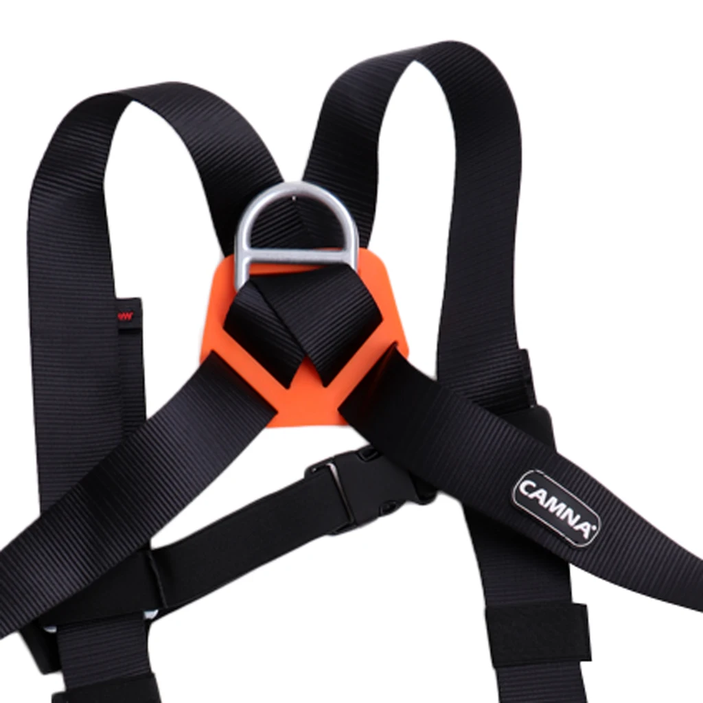 MagiDeal Adjustable Body Safety Waist Harness Climbing Belt Fall Protection Full Body Rock Climbing Harness Body Seat Belt