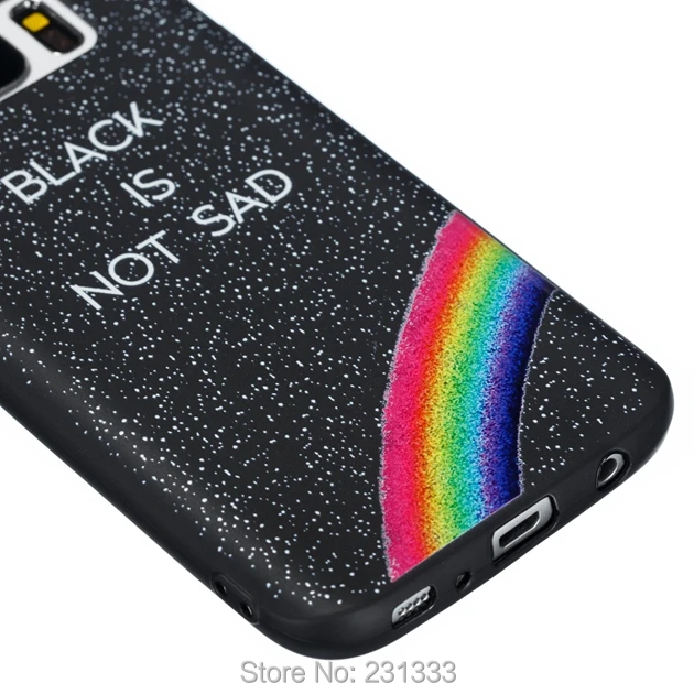 Матовый из ТПУ мягкий чехол для samsung Galaxy S10 S10E S7 край S8 плюс S9 A5 A6 A7 A8 J4 J6 с мультипликационным принтом «перья», кожного покрова 100 шт