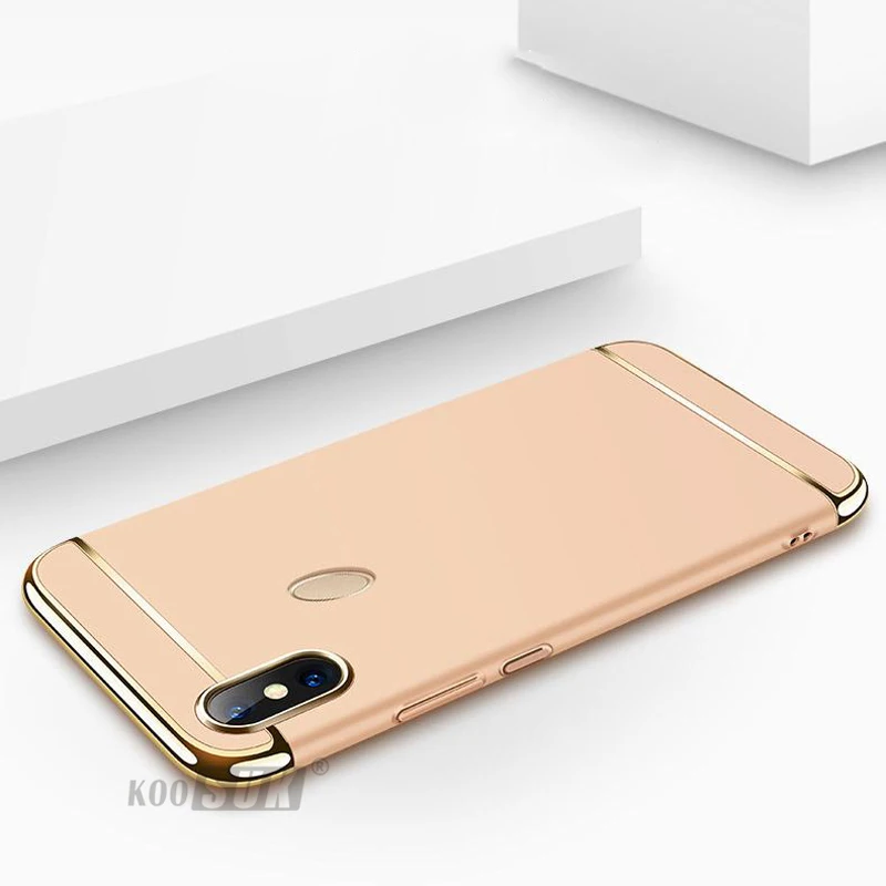 Xiaomi mi A2 mi A2 чехол mi 6X чехол на заднюю панель роскошный чехол с электронным покрытием 3 в 1 жесткий Гибридный чехол из поликарбоната для Xiao mi 6X чехлы для телефонов Koosuk