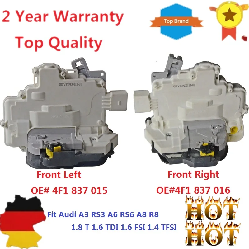 Ap01 4f1 837 015 E 4f1837016 4f1837015 Front Left Right Door Lock