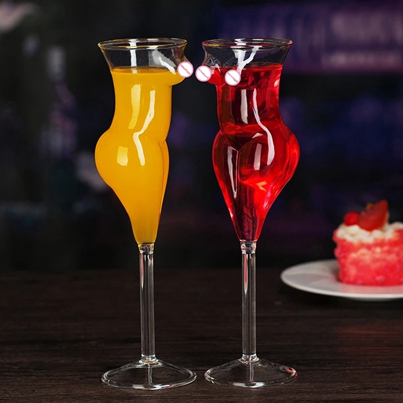 Creative Wine Glass Tumbler Female Shape Wine Design Cocktail Drink For Family Creative Gifts