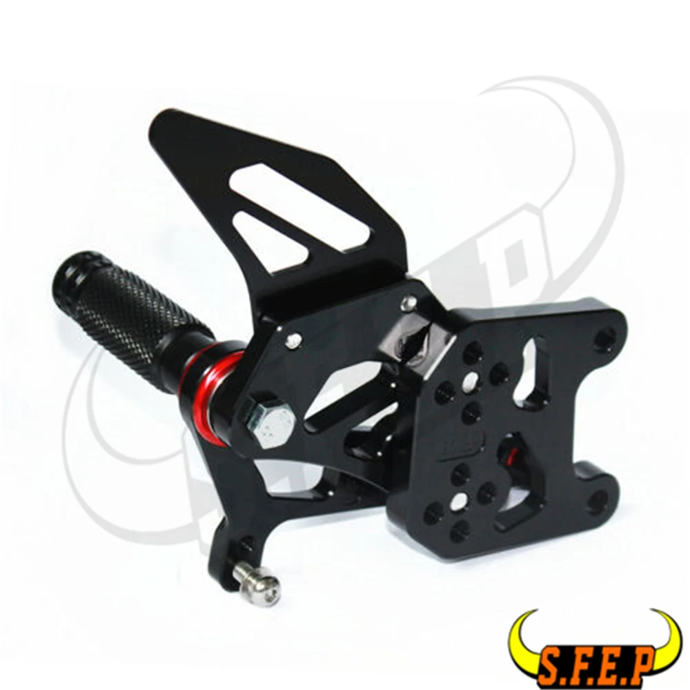 ЧПУ Регулируемая Rearset подножки педаль для Honda CBR600RR 2009-2010-2011-2012-2013