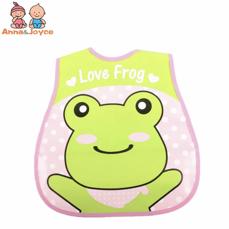 pinkfrog 3 шт./лот детские нагрудники Водонепроницаемый ланч-Слюнявчики для мальчиков и девочек, младенцев Слюнявчики с рисунком Слюнявчики для детей Self забота о кормлении - Цвет: pinkfrog