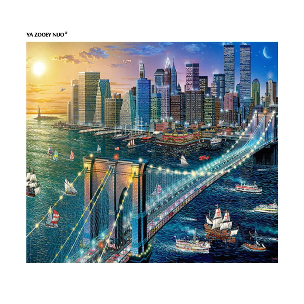 

5D DIY Diamond Painting Sailboat Scenery Embroidery Full Square Diamond Cross Stitch Rhinestone Mosaic Painting Home Decor YU174