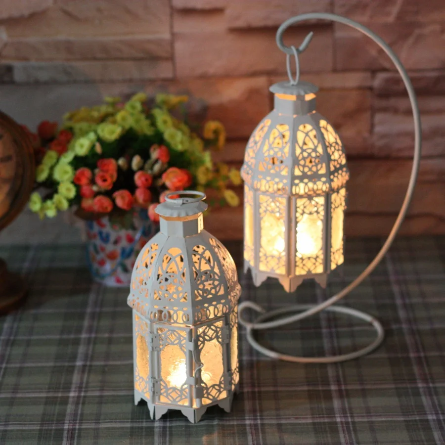 

Fashion iron rustic mousse lantern married gift candle holder