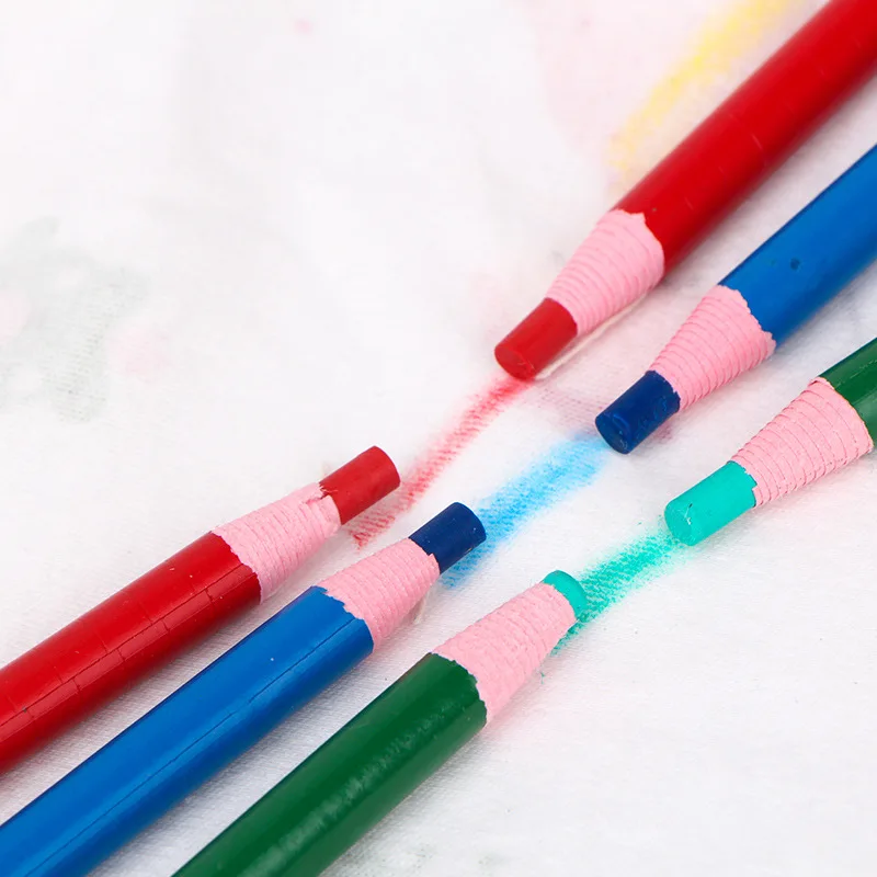 Крой-свободный швейная мелок портного карандаши ручка по ткани маркер мел для шитья одежды карандаш для Портной Швейные аксессуары 6 шт./компл