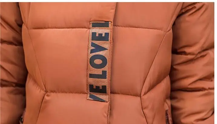 Большие размеры 3XL Новинка Airrval зимняя женская куртка A-Line2018Fashion с принтом букв пуховик хлопковая куртка на пуговицах стеганая куртка для женщин CQ2146