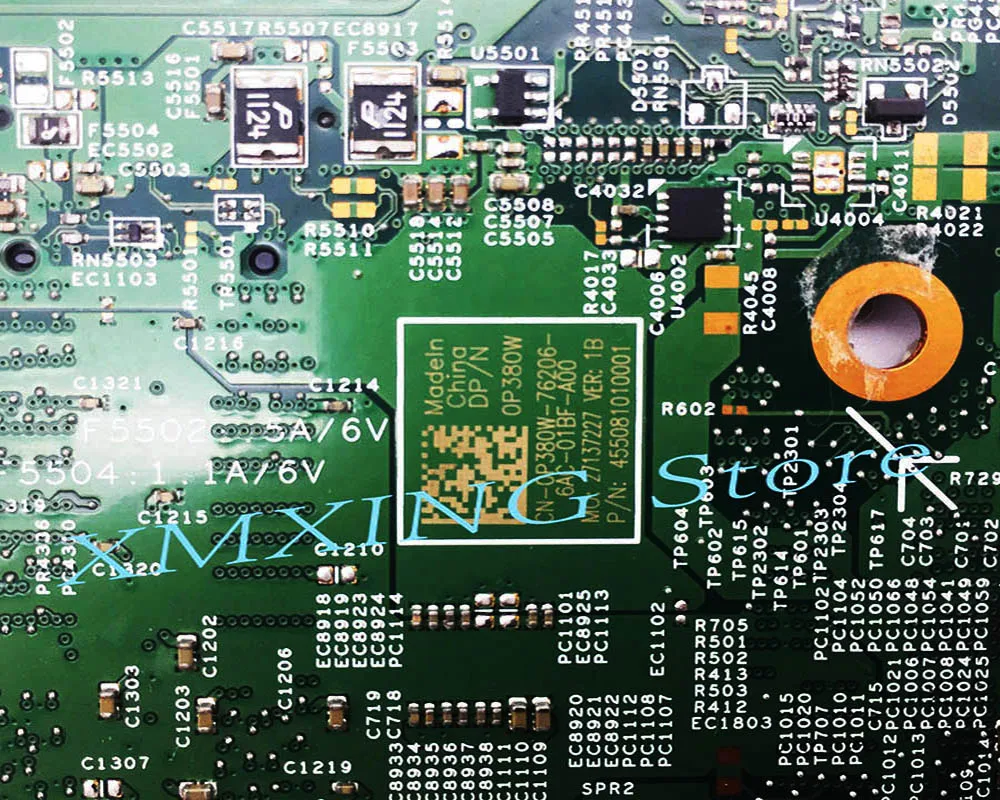 FULCOL для DELL INSPIRON 5378 5578, материнская плата для ноутбука, I7-7500U, процессор CN-0380WF, P380W, P380W, CN-07RVYG, 07 RVYG, Протестировано на