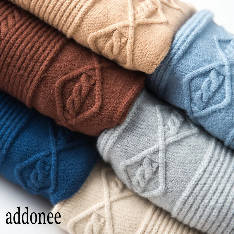 Дизайн Высокое качество осень зима для женщин кашемировый шерстяной свитер пуловеры для теплые мягкие Свободные Винтаж модные