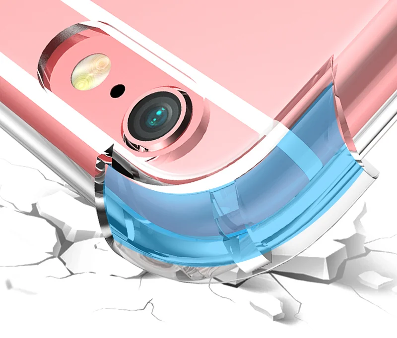 360 градусов подушка безопасности DropProof мягкий чехол для телефона Iphone XS Max XR 6 6s 7 8 Plus