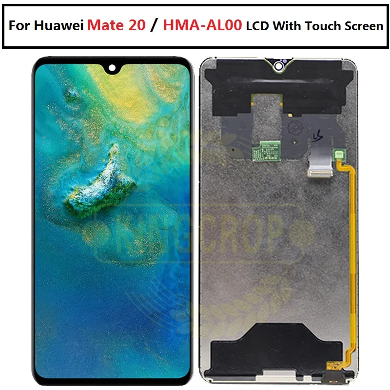 huawei mate 20, ЖК-дисплей, сенсорный экран, дигитайзер, замена huawei mate 20 X, huawei mate 20, HMA-AL00, ЖК-дисплей с рамкой