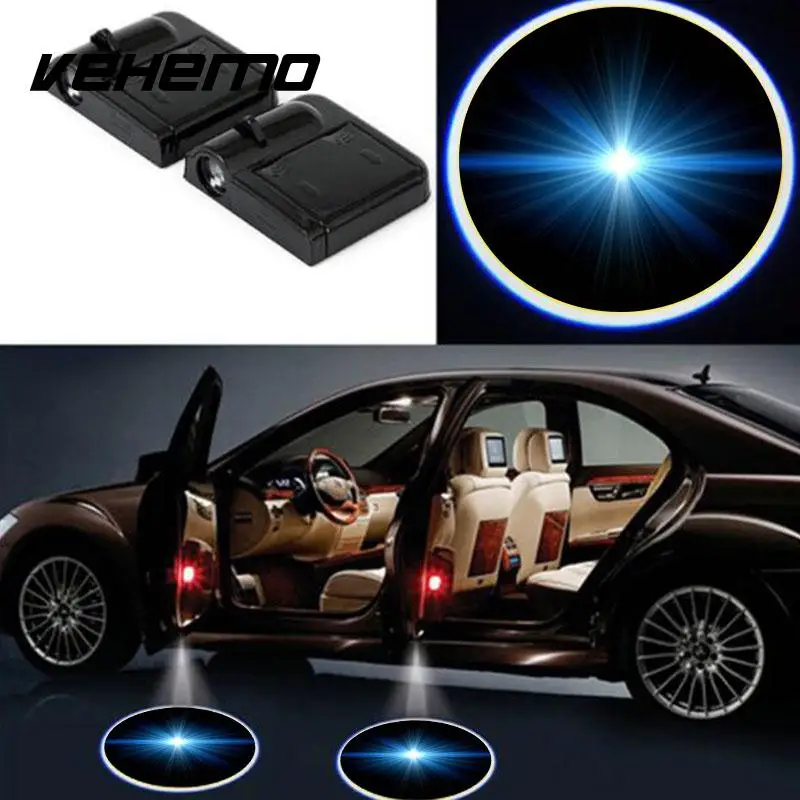 

2017 1X Welcome LED Car Door Wireless Car Bat Door Light Batman LED Laser
