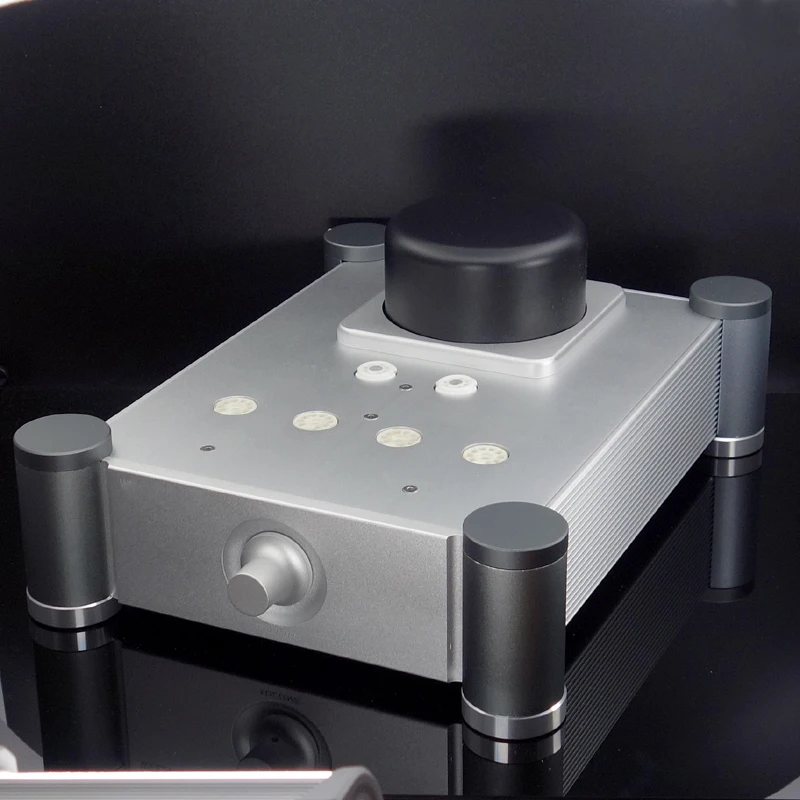 Оливковые HiFi ламповые усилители аудио Плата Amplificador Предварительный усилитель аудио микшер 6Z4*2+ 12AU7*2+ 12AX7*2 клапан предусилителя желчного буфера