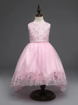 

SO Beautiful Baby Girls Party Children Dresses Baby Kids Dresses For Girls Princess Wedding 4-12T vestidos infantil Party Dresse