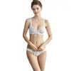 Bra & Brief Sets women sexy Underwear set push up thin female ultra-thin sexy lace bra transparent plus size ► Photo 3/6