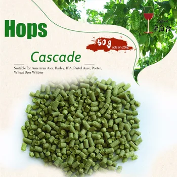 

50g Cascade hops fragrant flower yeast Family-brewed wine beer, Al-Dalco Aperture, Centennial HallertauerPerle Willamette Zeus