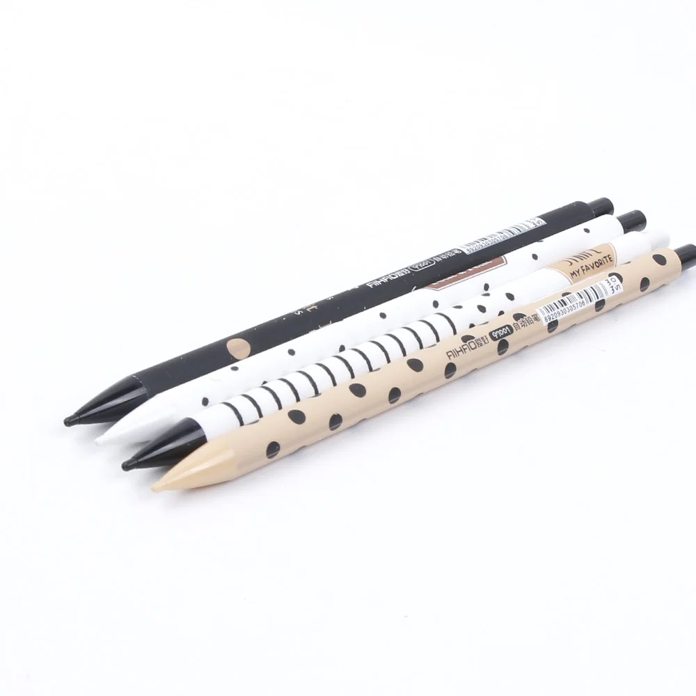 4 шт./лот 0,5 мм милый Kawaii пластиковый механический карандаш милые в горошек башня авторучка для детей школьные принадлежности