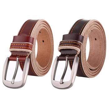 

10PCS/LOT SINGYOU Women Casual Genuine Leather Belt for Women Jeans Solid Vintage Stitching Strap Female High Quality Belt
