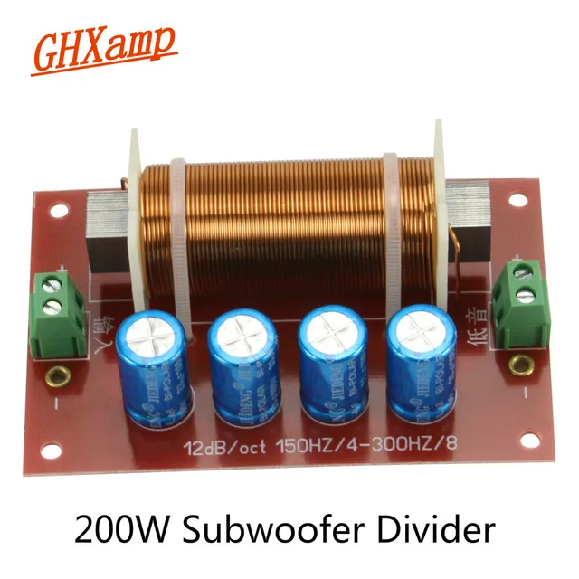 ghxamp 200w 400w speaker subwoofer crossover audio 1 way filter