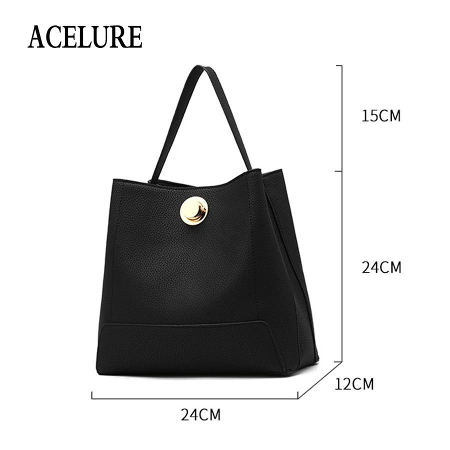 ACELURE الأزياء دلو حقائب للنساء 2018 جديد الشتاء حقيبة يد فاخرة حقائب النساء مصمم عالية الجودة الكتف Crossbody أكياس