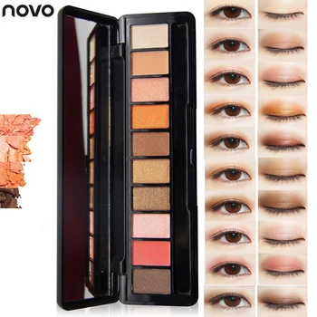 

Brand Fashion 10 Colors Shimmer Matte Eye Shadow Makeup Palette Light Eyeshadow Natural Make Up Cosmetics Set With Brush