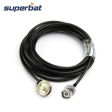 Антенна Superbat NMO крепление 3/" отверстие с RG58 5 м кабель 15 футов BNC штекер Connextor