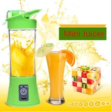 Портативная бытовая электрическая соковыжималка мини-чашка для сока маленькая перезаряжаемая USB чашка для сока 380 мл