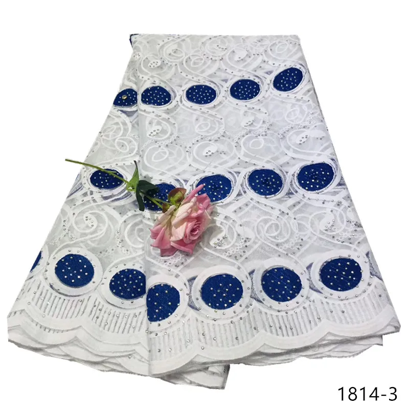 

2019 African Milk Silk Lace High Quality French Lace Fabric With Rhinestones African Lace Fabric For Nigerian Wedding Dress 1814