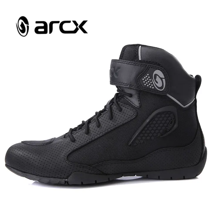 ARCX/Новинка стильные летние дышащие мотоциклетные ботинки обувь в байкерском