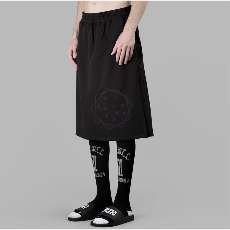 NEW Men's clothing Casual fashion irregularly looser waist five points skirt pants plus size costumes 27-44