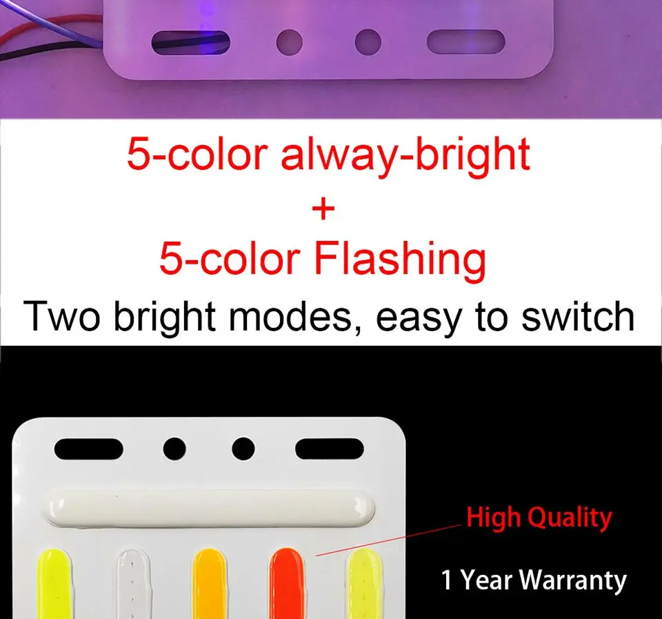 Colorful Flashing Led Light for Truck Signal Lamp 24V LED Bulb Lorry Cars Warning Strobe Lamp 24v COB LED Traffic Lighting (5)