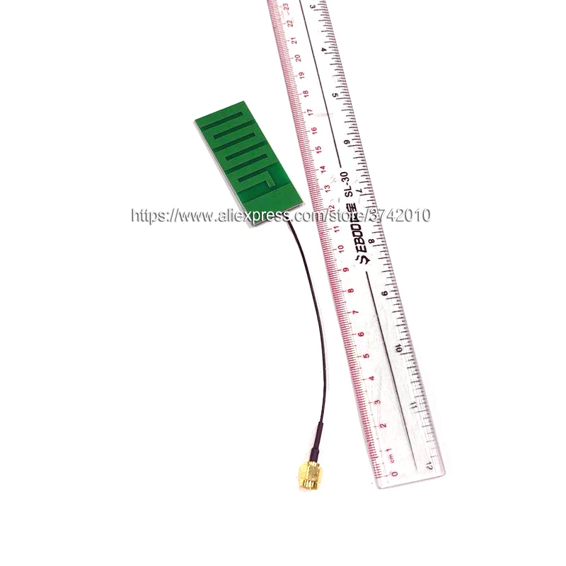 Лидер продаж 5dBi 2,4G с внутренней антенной антенна PCB RF1.13 Кабель 13 см SMA Мужской 2 шт./лот