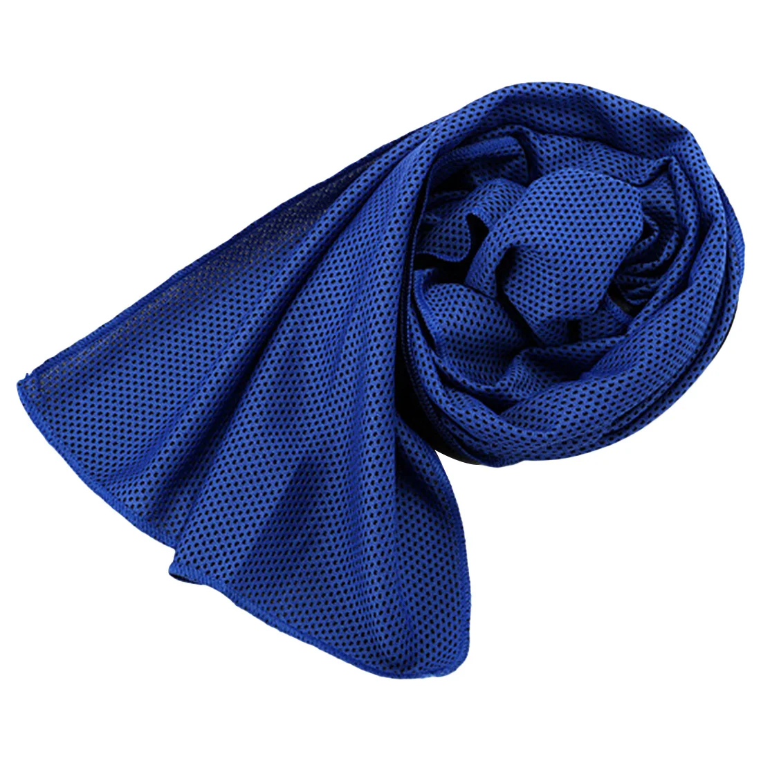 Микрофибра ткань быстросохнущее полотенце для льда быстрое охлаждающее спортивное полотенце фитнес Йога скалолазание спортивное полотенце для занятий на открытом воздухе многоразовое прохладное - Цвет: Navy blue