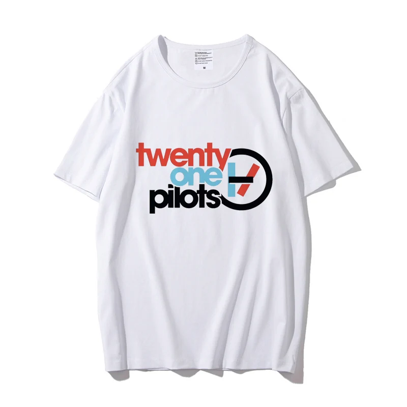 03 Twenty one pilots футболки мужские модные летние топы футболки белые фильмы поклонники сериала футболки для дешевой - Цвет: 03