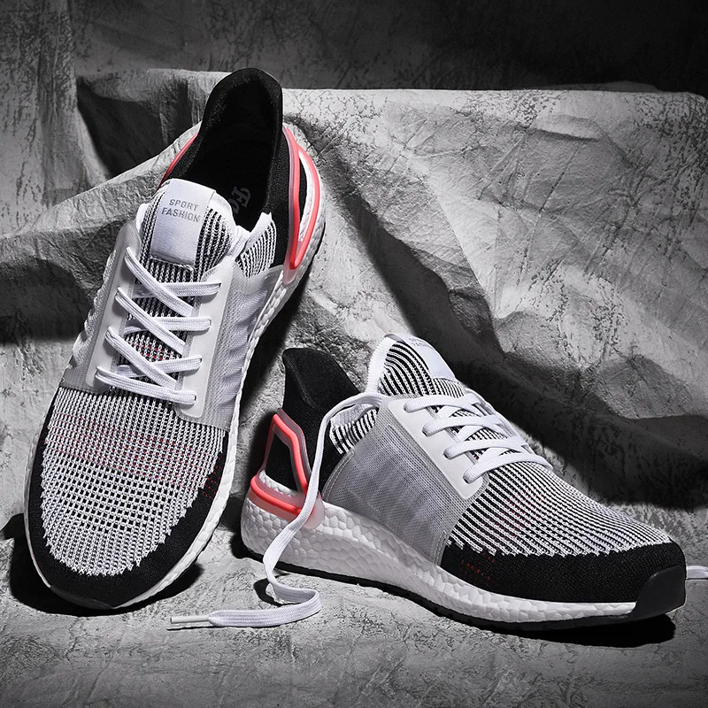  ZHENZU 2019 Summer Massage Mesh UltraBoost 19 Sneakers Wear Running Shoes Breathable Mens Outdoor S