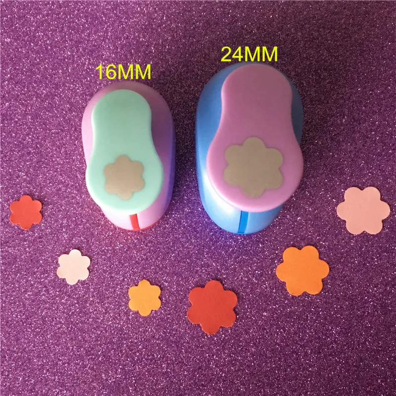 Free ship Flowers (16mm and 24mm) craft punch set Paper Punch Craft Scrapbooking School Petal