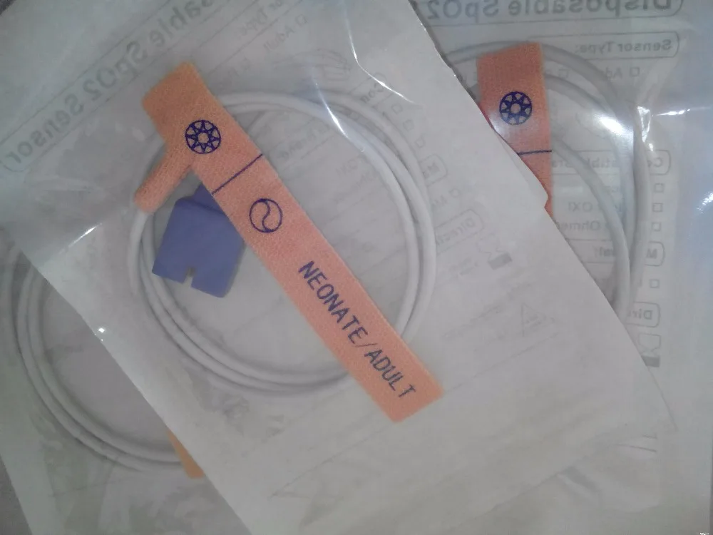 Nellcor oximax DB9 9pin одноразовые SpO2 датчик для взрослых/новорожденных. 0,9 м/3ft, DS-100A
