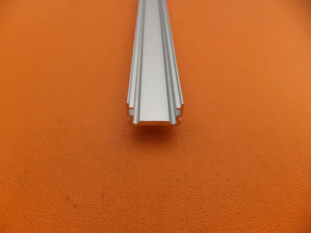 

Free Shipping aluminum led profile shelf for led strips frosted milk white / clear transparent pc cover and end caps