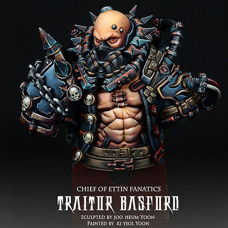 

1/12 Traitor Basford, Resin Model Bust GK, science fiction, Unassembled and unpainted kit