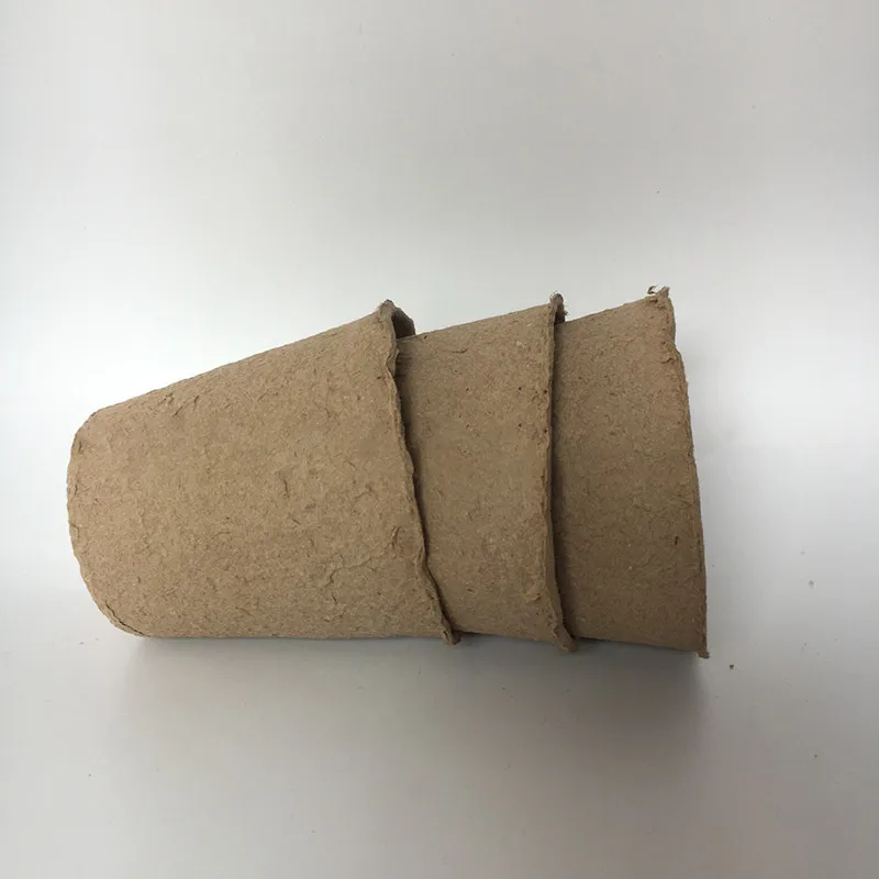 EASY-100Pcs Биоразлагаемые Целлюлозы Pots рассада растений повышение горшок для овощной рассады фрукты лоток-питомник горшок чашка сада
