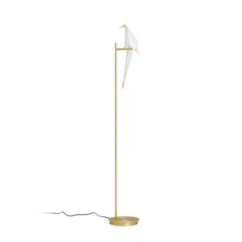 

Bird Floor Lamp with Gild Steel Stand