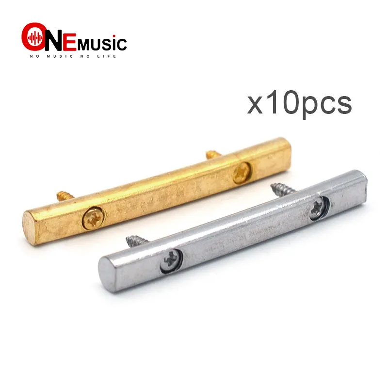 10pcs 48.5mm Brass Guitar String Retainers Bars Tension Bar for Floyd Rose Tremolo Systems