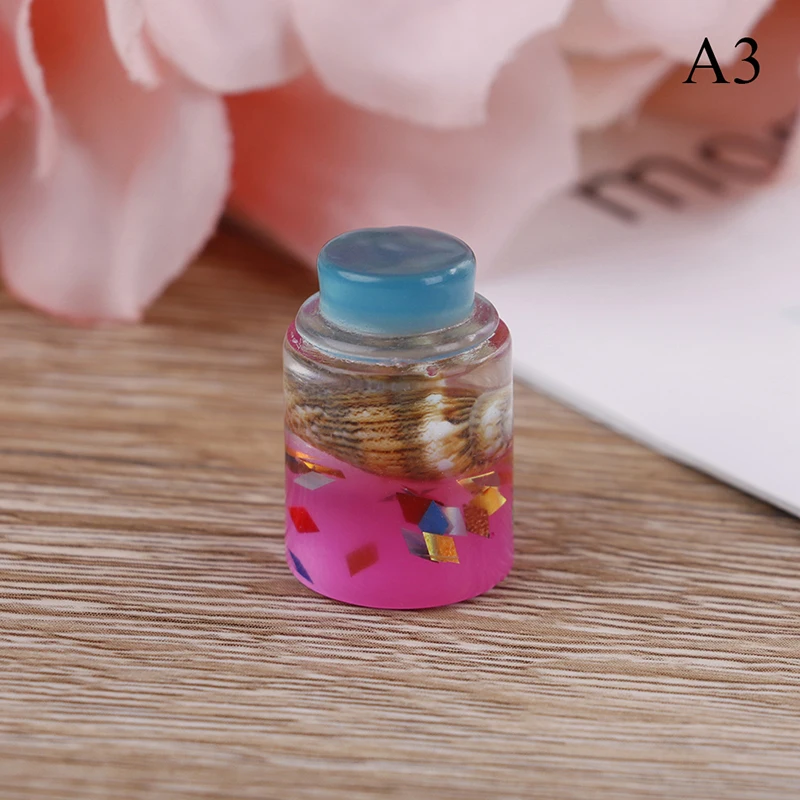 1 шт. слизь в виде ракушки звезда стеклянная бутылка DIY игрушка коричневый Штурмовое снаряжение слайм поставки наполнитель украшения подарок игрушка для детей и взрослых аксессуары