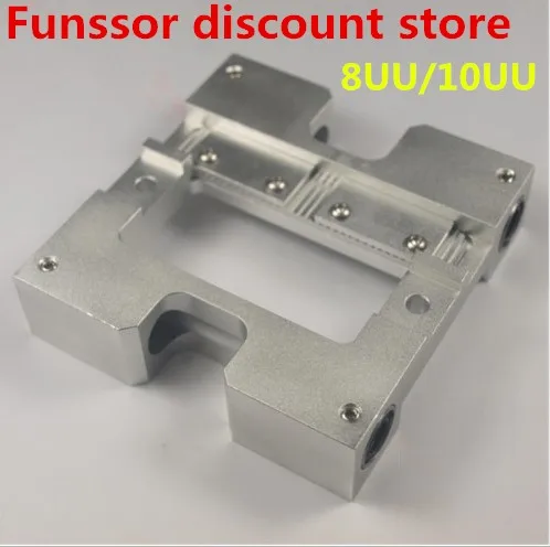 

Funssor 8/10mm Replicator Upgrade X axis slider metal Extruder Carriage For Flashfoge/CTC fixing aluminum pieces