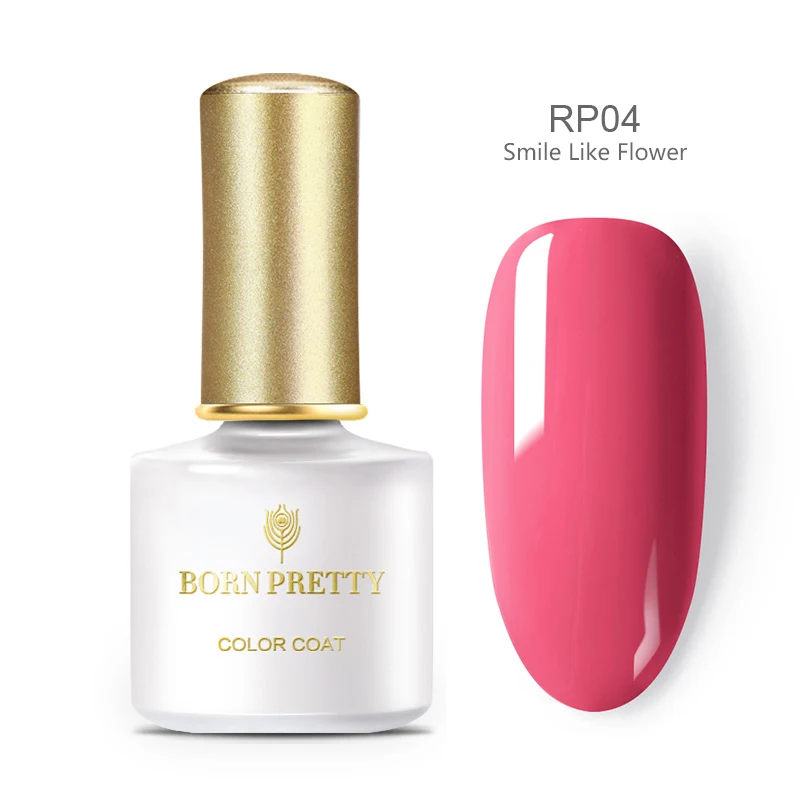BP-RP04 BORN PRETTY 6 мл Гель-лак для ногтей чистый цвет ногтей маникюр замачиваемый УФ светодиодный Гель-лак Базовое покрытие без протирания верхнее покрытие лак - Цвет: BP-RP04