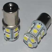 New 1Pcs White Light Lamp Bulb DC 12V 1156 BA 15S Globes 13 LED Brake Turn Stop Taillight