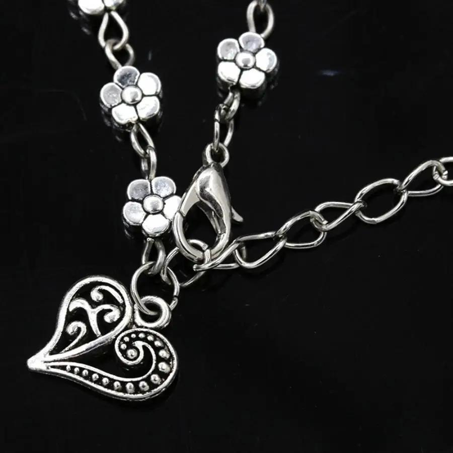 Ретро дизайн цветок Форма ножные браслеты женские наручные браслеты пляжный ножной браслет украшение на ногу браслет лодыжки ювелирные браслеты